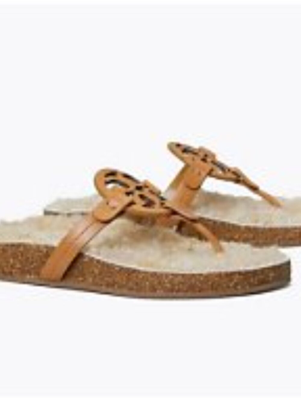 Tory Burch Cloud Shearling Sandals